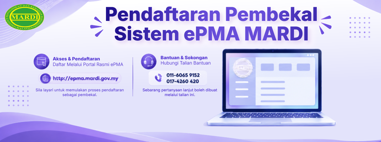 Poster Pendaftaran Pembekal
